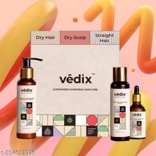SHAMPOO OIL SERUM HARE COMBO ₹499 Vedix हर व्यक्ति के लिए उसकी **आयुर्वेदिक प्रोफाइल** के अनुसार अलग-अलग तेल बनाता है, ताकि आपके बालों को मिले सही देखभाल। ✅ 100% प्राकृतिक और केमिकल-फ्री ✅ बिना पैरबेन, सिलिकॉन और सल्फेट ✅ क्रूएल्टी-फ्री | मेड इन इंडिया