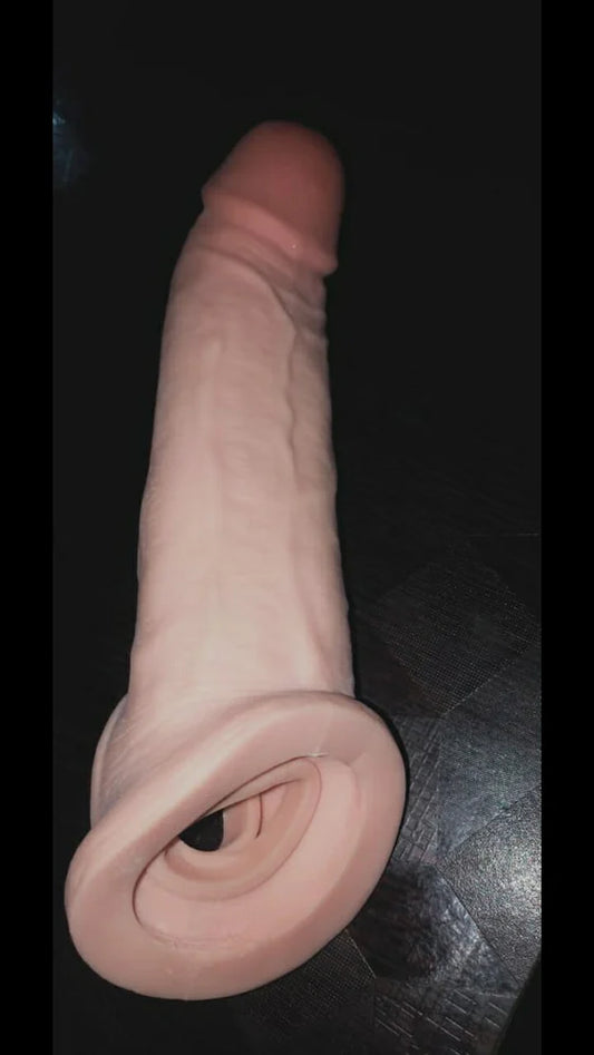 Material Soft Silicone Type Dotted Condom Size 8 inch A reusable silicone condom is not a widely recognized or medically approved product for protection against